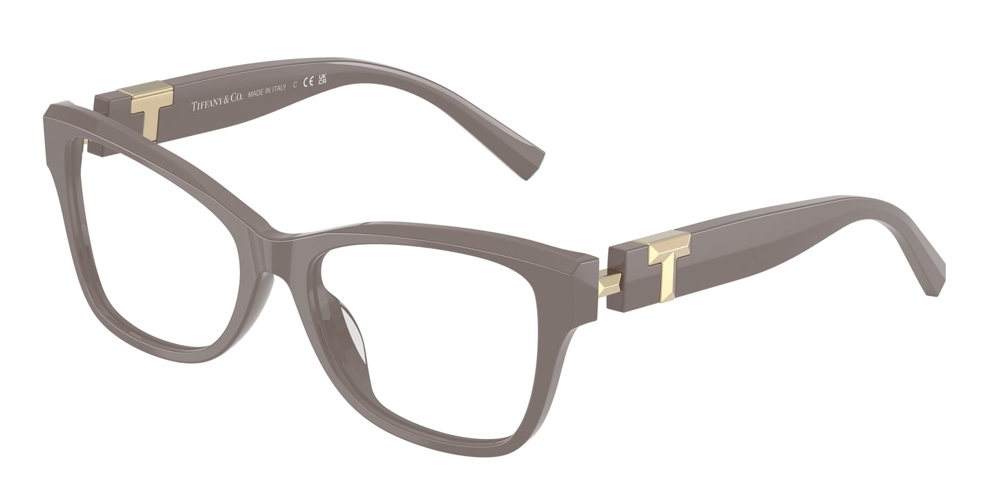 Tiffany TF2272U Butterfly Eyeglasses  8401-Chocolate Truffle 54-140-17 - Color Map Brown