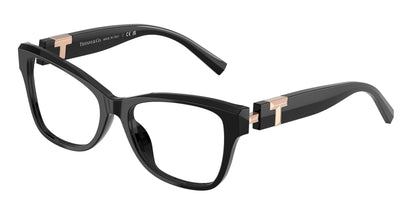 Tiffany TF2272U Butterfly Eyeglasses  8420-Black 54-140-17 - Color Map Black