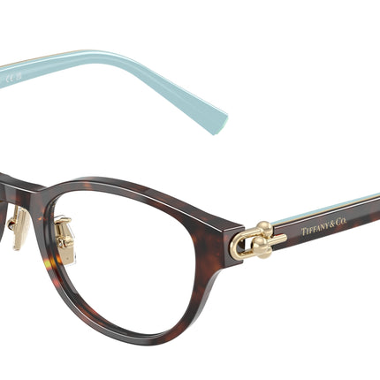 Tiffany TF2273D Round Eyeglasses  8015-Havana 48-140-20 - Color Map Tortoise