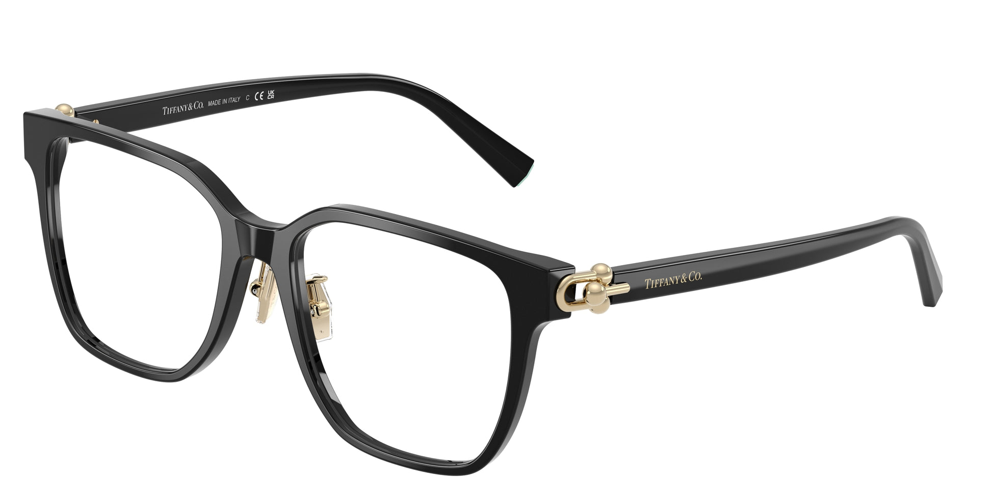 Tiffany TF2274D Square Eyeglasses  8361-Black 53-140-17 - Color Map Black