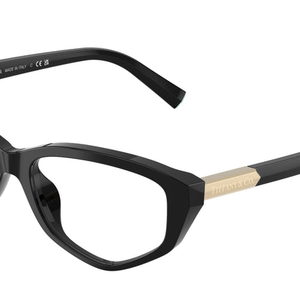 Tiffany TF2276 Irregular Eyeglasses  8001-Black 54-140-16 - Color Map Black