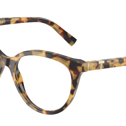 Tiffany TF2277 Cat Eye Eyeglasses  8064-Blonde Havana 53-140-17 - Color Map Tortoise