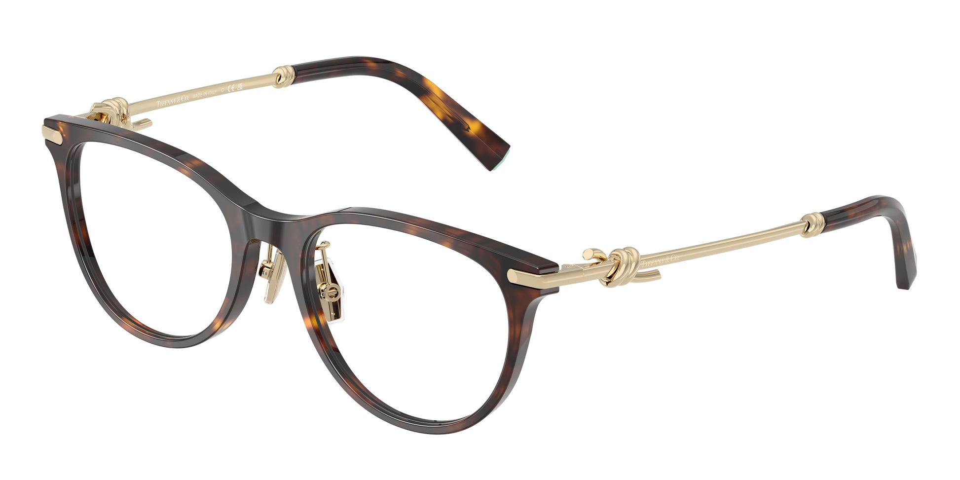 Tiffany TF2279D Round Eyeglasses  8015-Havana 52-145-18 - Color Map Tortoise