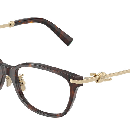 Tiffany TF2281F Pillow Eyeglasses  8015-Havana 51-140-16 - Color Map Tortoise
