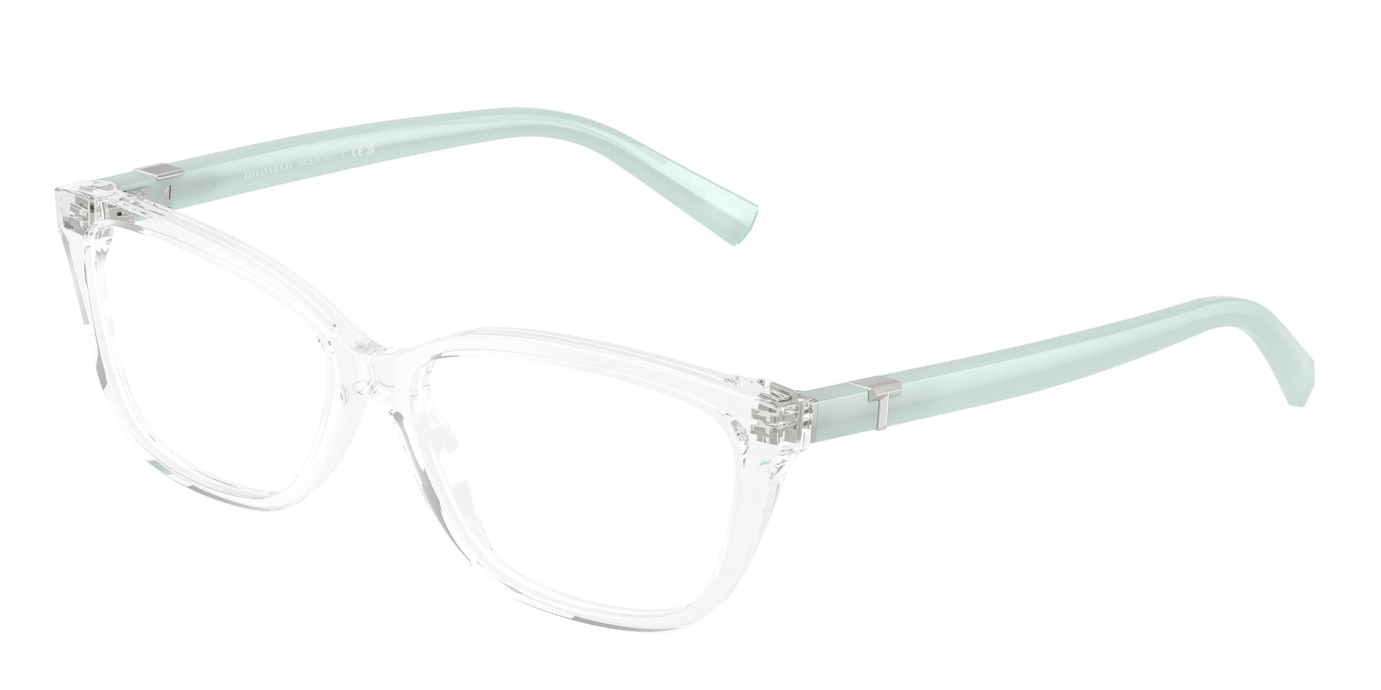 Tiffany TF2282F Pillow Eyeglasses  8047-Clear 53-140-15 - Color Map Transparent