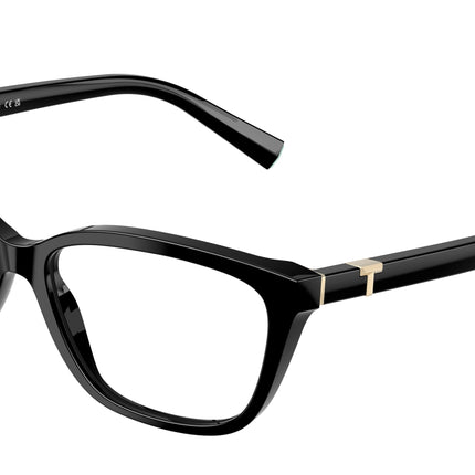 Tiffany TF2282 Pillow Eyeglasses  8001-Black 55-140-15 - Color Map Black