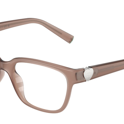 Tiffany TF2286D Pillow Eyeglasses  8449-Coca Cola Sapphire 52-140-17 - Color Map Brown