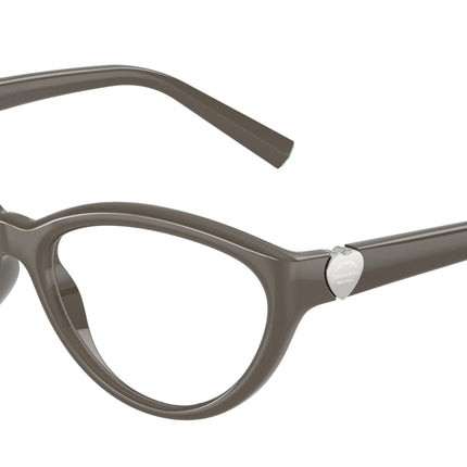 Tiffany TF2287U Cat Eye Eyeglasses  8401-Chocolate Truffle 55-140-16 - Color Map Brown