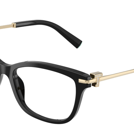 Tiffany TF2288B Pillow Eyeglasses  8001-Black 55-140-16 - Color Map Black