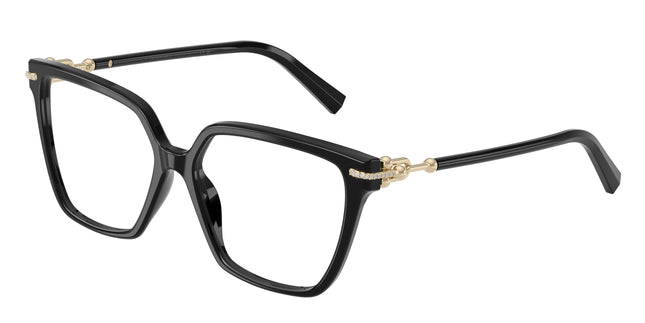Tiffany TF2290BU Square Eyeglasses  8001-Black 55-140-15 - Color Map Black