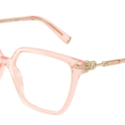 Tiffany TF2290BU Square Eyeglasses  8278-Crystal Nude 55-140-15 - Color Map Transparent