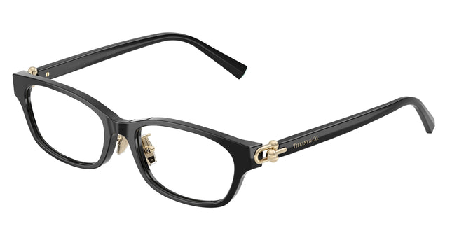 Tiffany TF2291D Pillow Eyeglasses  8001-Black 53-140-17 - Color Map Black