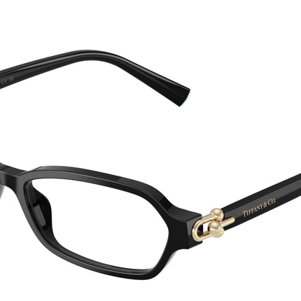 Tiffany TF2293U Irregular Eyeglasses  8001-Black 56-140-16 - Color Map Black