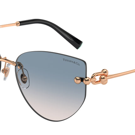 Tiffany TF3096 Butterfly Sunglasses  610516-Rubedo 60-130-15 - Color Map Red