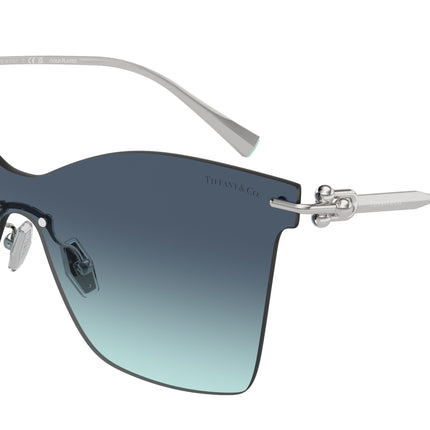 Tiffany TF3103K Butterfly Sunglasses  62139S-Silver Gold Plated 0-140-143 - Color Map Silver