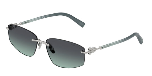 Tiffany TF3114 Irregular Sunglasses  60012G-Silver 59-140-15 - Color Map Silver