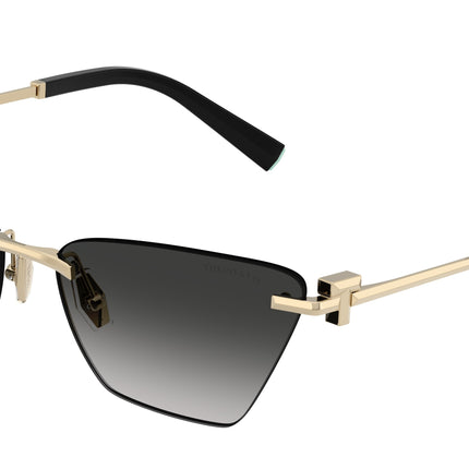 Tiffany TF3120 Butterfly Sunglasses  62413C-Pale Gold 61-140-16 - Color Map Gold