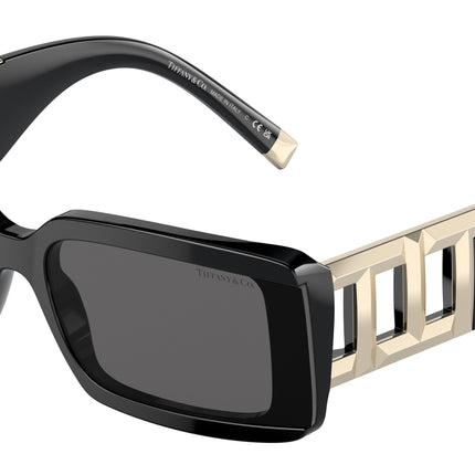 Tiffany TF4197 Rectangle Sunglasses  8001S4-Black 62-140-17 - Color Map Black