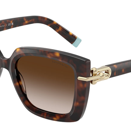 Tiffany TF4199 Butterfly Sunglasses  80153B-Havana 53-140-18 - Color Map Tortoise