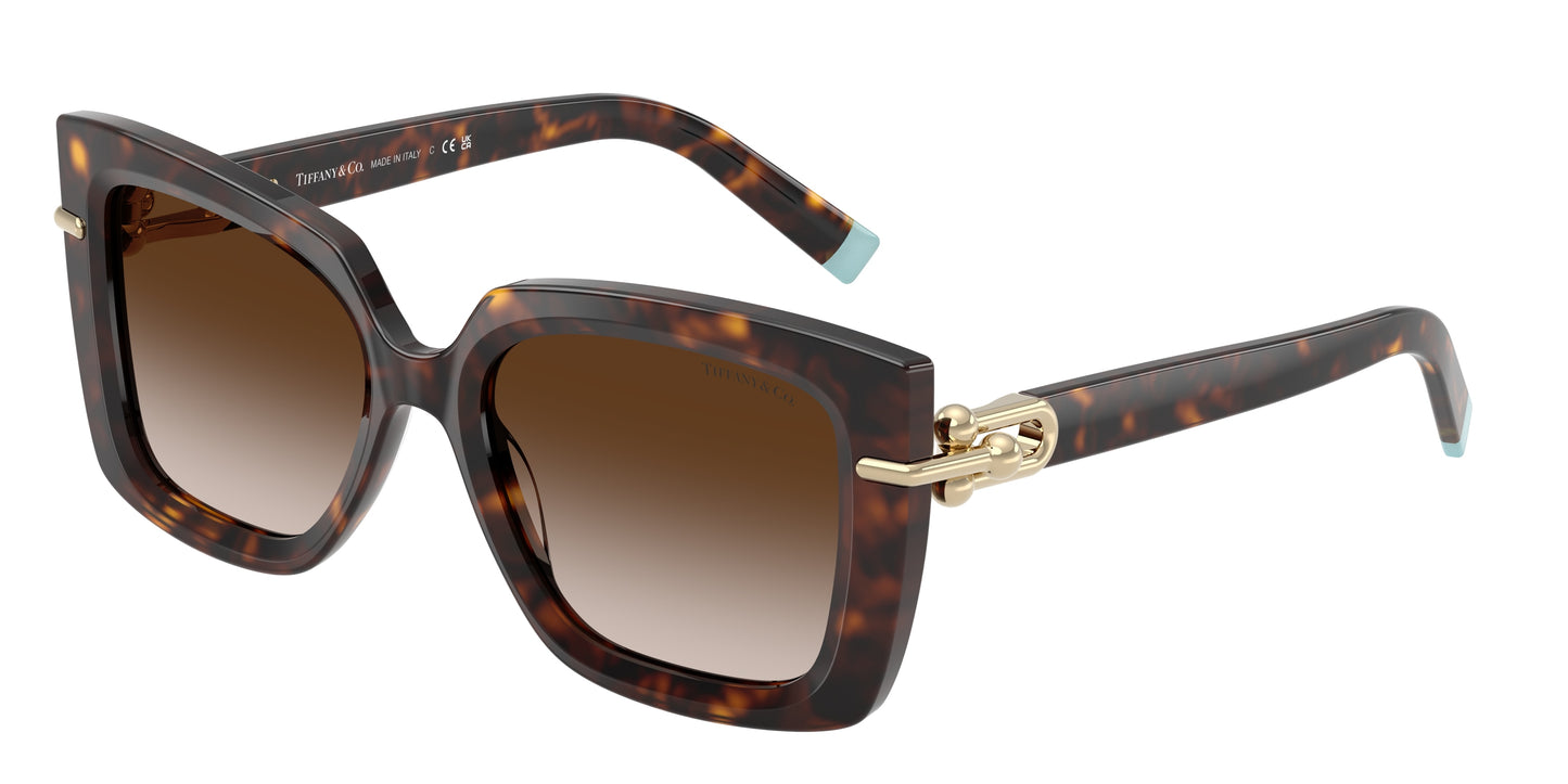 Tiffany TF4199 Butterfly Sunglasses  80153B-Havana 53-140-18 - Color Map Tortoise