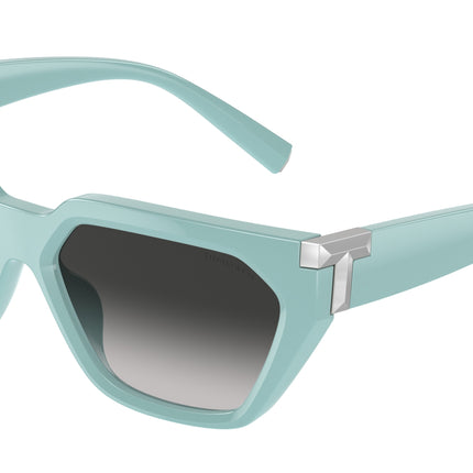 Tiffany TF4205U Irregular Sunglasses  83883C-Tiffany Blue 56-140-14 - Color Map Blue