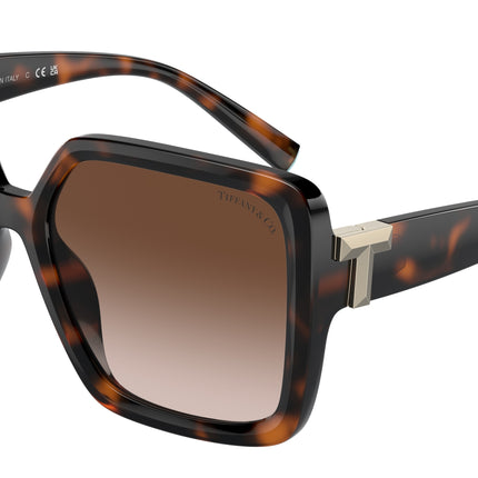 Tiffany TF4206U Square Sunglasses  80153B-Havana 58-140-16 - Color Map Tortoise