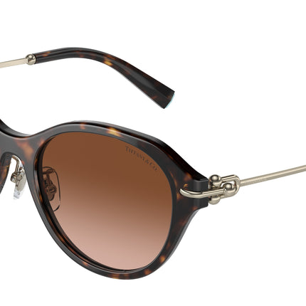Tiffany TF4210D Oval Sunglasses  80153B-Havana 54-140-17 - Color Map Tortoise