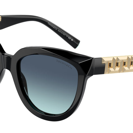 Tiffany TF4215 Cat Eye Sunglasses  83429S-Black 53-140-19 - Color Map Black