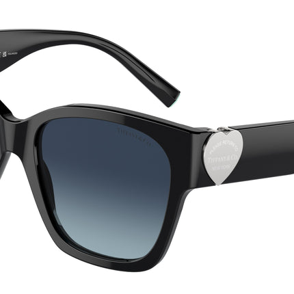 Tiffany TF4216F Square Sunglasses  83944U-Black 54-135-18 - Color Map Black