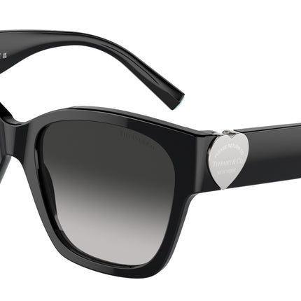 Tiffany TF4216 Square Sunglasses  80013C-Black 54-135-18 - Color Map Black