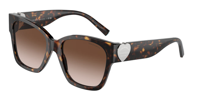 Tiffany TF4216 Square Sunglasses  80153B-Havana 54-135-18 - Color Map Tortoise