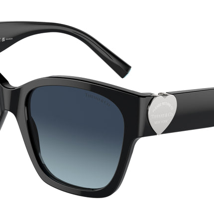 Tiffany TF4216 Square Sunglasses  83944U-Black 54-135-18 - Color Map Black