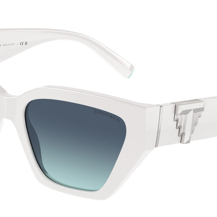 Tiffany TF4218F Cat Eye Sunglasses  83929S-Bright White 55-140-17 - Color Map White