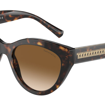 Tiffany TF4220 Cat Eye Sunglasses  801551-Havana 54-140-18 - Color Map Tortoise