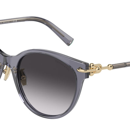 Tiffany TF4223D Cat Eye Sunglasses  84053C-Crystal Dark Violet 54-140-20 - Color Map Violet