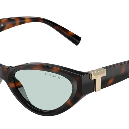 Tiffany TF4225U Oval Sunglasses  8429D9-Havana 54-140-17 - Color Map Tortoise
