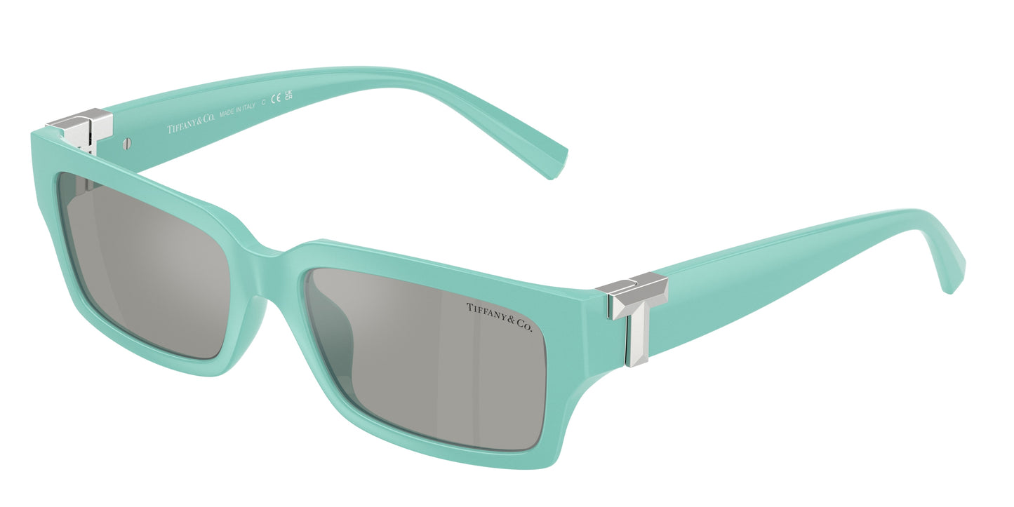Tiffany TF4226U Rectangle Sunglasses  83886G-Tiffany Blue 56-140-17 - Color Map Blue