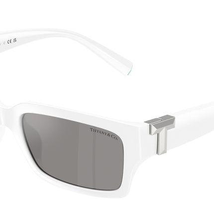 Tiffany TF4226U Rectangle Sunglasses  83926G-Bright White 56-140-17 - Color Map White