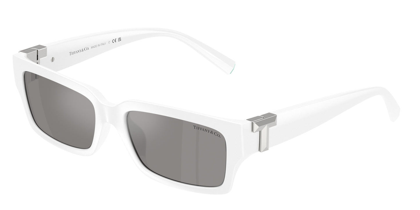 Tiffany TF4226U Rectangle Sunglasses  83926G-Bright White 56-140-17 - Color Map White