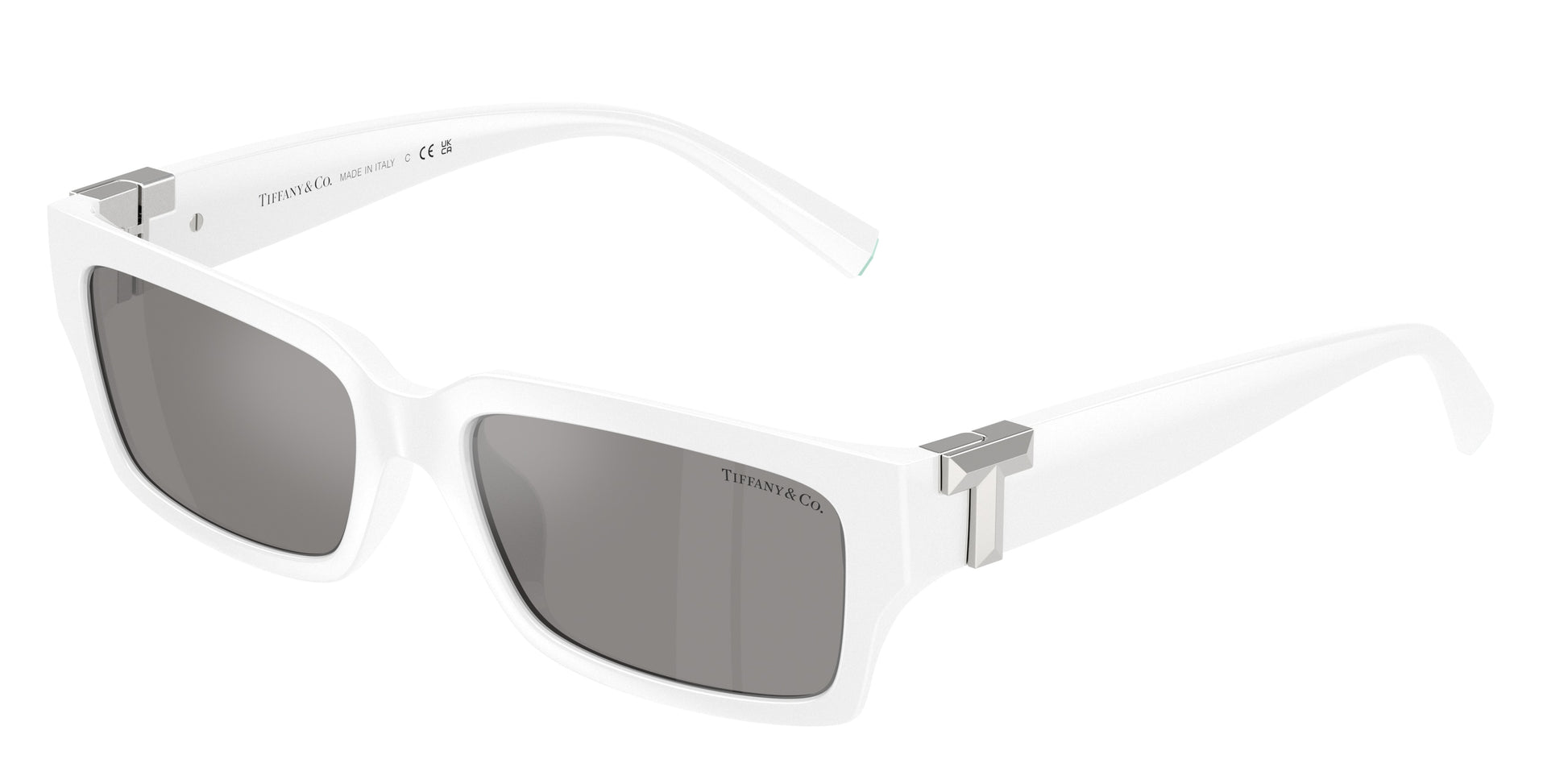 Tiffany TF4226U Rectangle Sunglasses  83926G-Bright White 56-140-17 - Color Map White