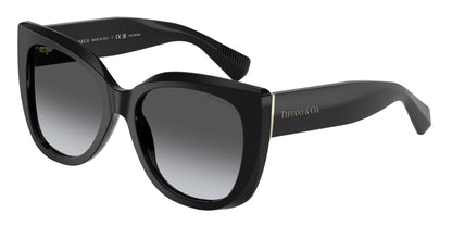 Tiffany TF4229 Square Sunglasses  8001T3-Black 55-140-17 - Color Map Black