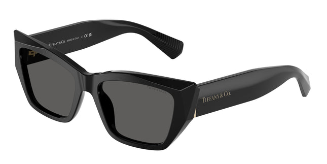 Tiffany TF4230F Cat Eye Sunglasses  8001S4-Black 54-140-17 - Color Map Black