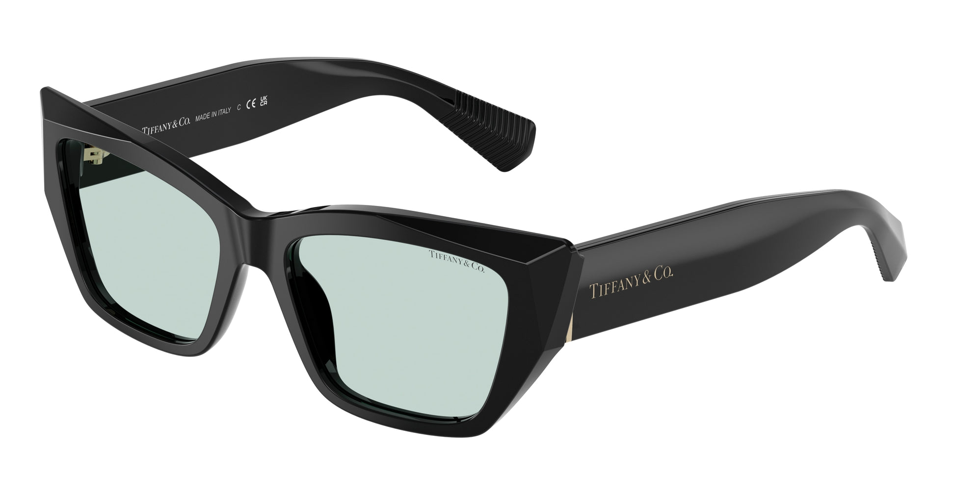 Tiffany TF4230 Cat Eye Sunglasses  8001D9-Black 54-140-17 - Color Map Black
