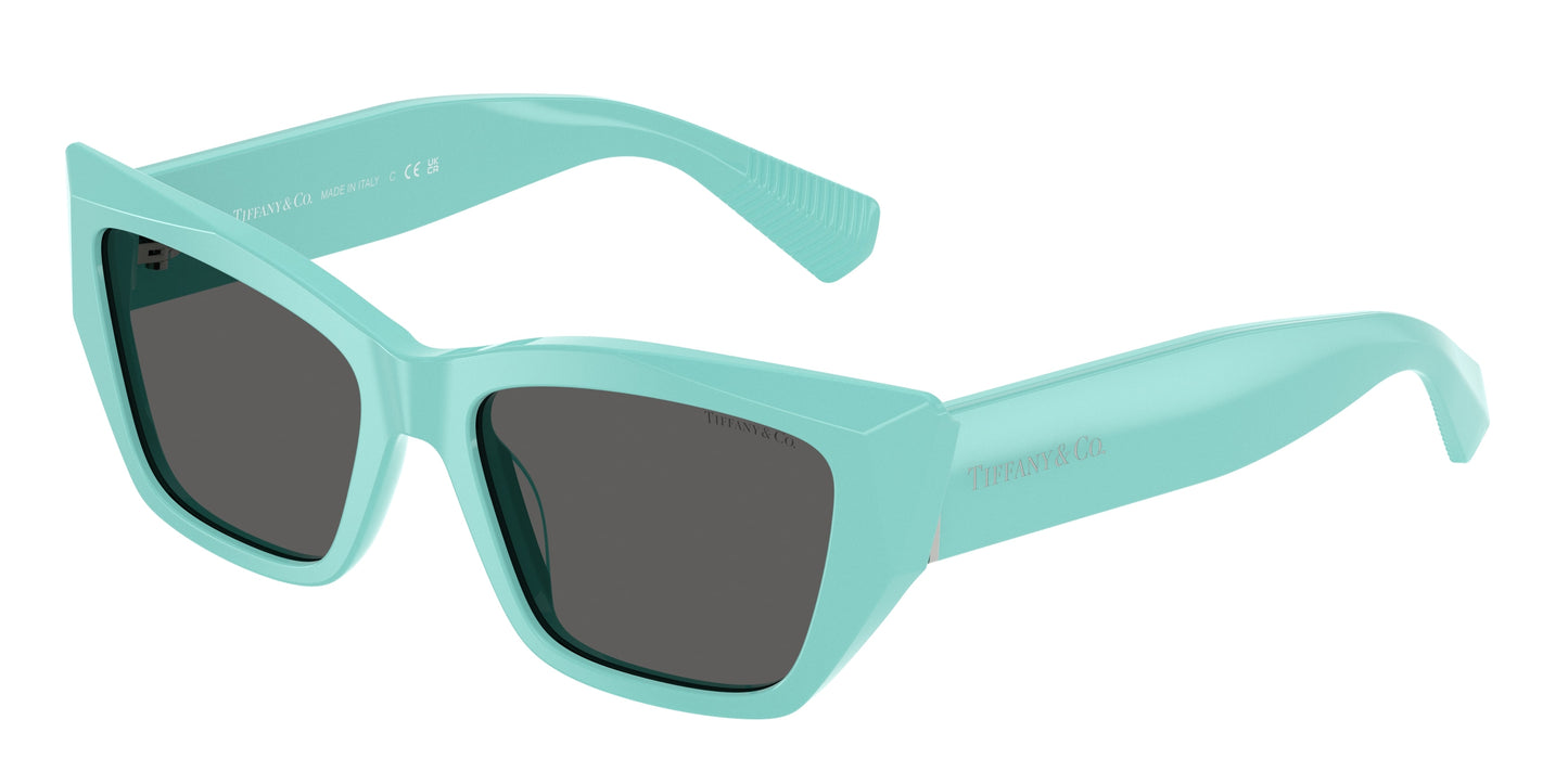 Tiffany TF4230 Cat Eye Sunglasses  8388S4-Tiffany Blue 54-140-17 - Color Map Blue