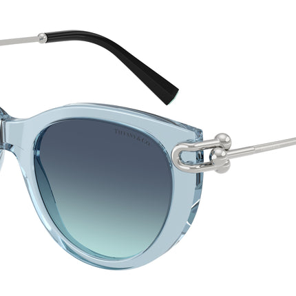 Tiffany TF4232 Butterfly Sunglasses  84389S-Crystal Pale Tanzanite 53-140-19 - Color Map Blue