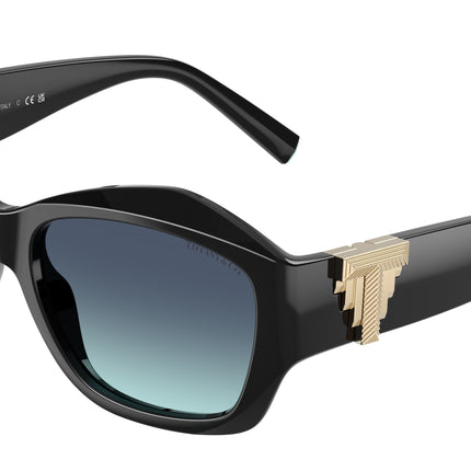 Tiffany TF4233U Pillow Sunglasses  80019S-Black 54-135-17 - Color Map Black