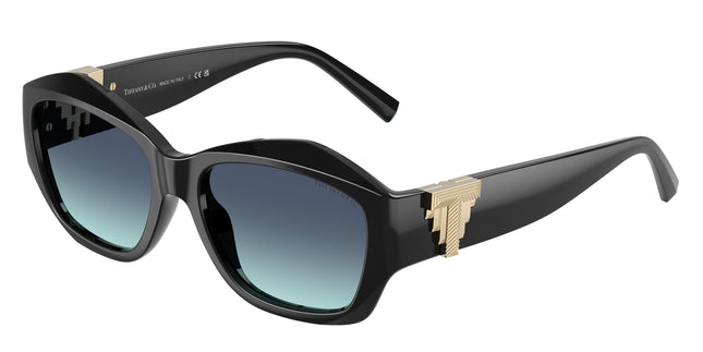 Tiffany TF4233U Pillow Sunglasses  80019S-Black 54-135-17 - Color Map Black