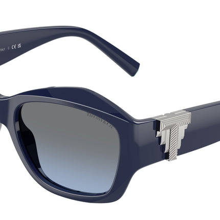 Tiffany TF4233U Pillow Sunglasses  83968F-Solid Dark Blue 54-135-17 - Color Map Blue
