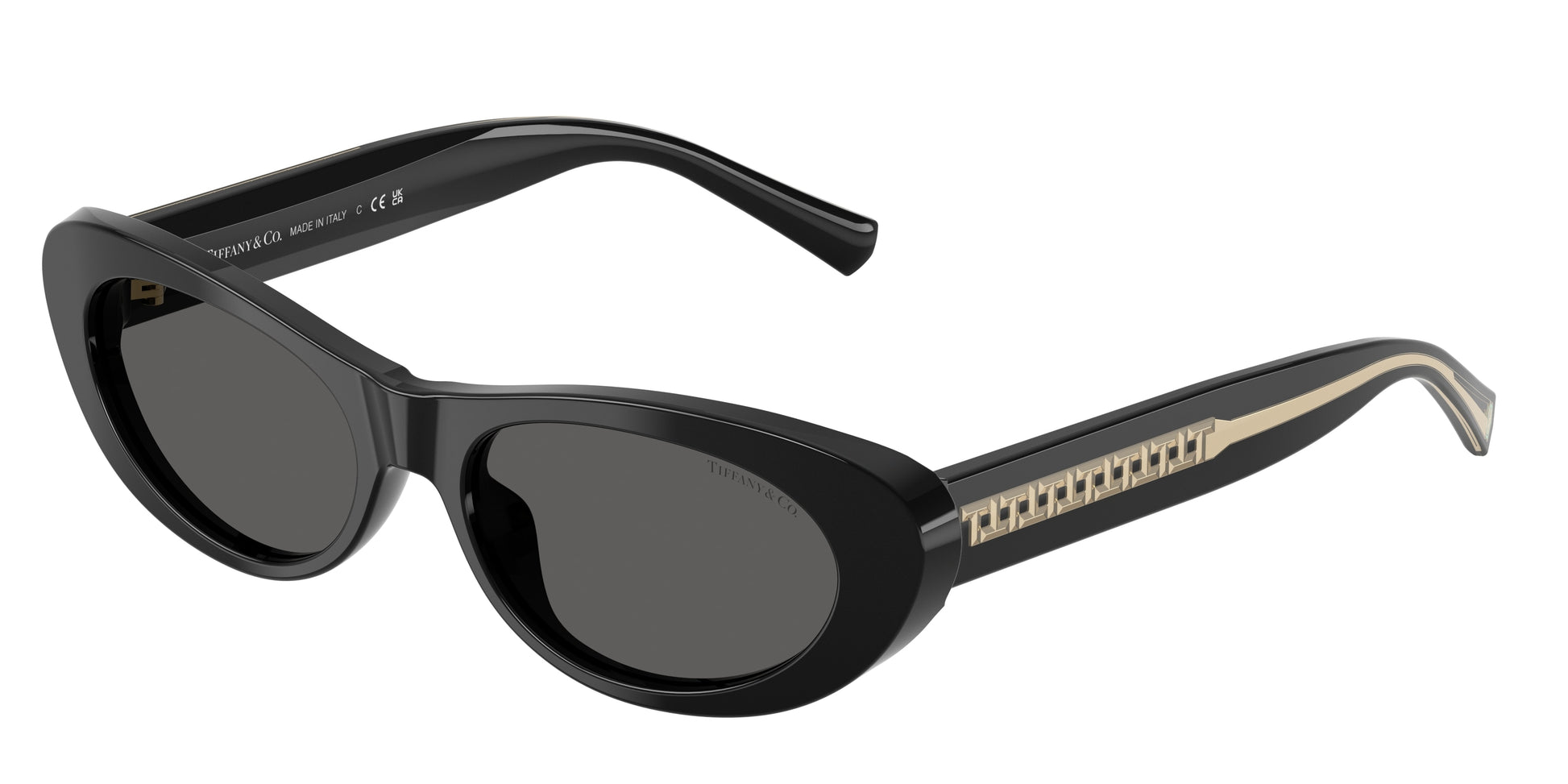 Tiffany TF4236U Oval Sunglasses  8001S4-Black 55-140-17 - Color Map Black