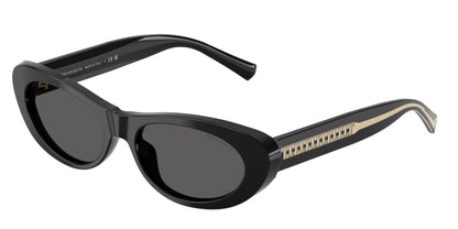 Tiffany TF4236U Oval Sunglasses  8001S4-Black 55-140-17 - Color Map Black